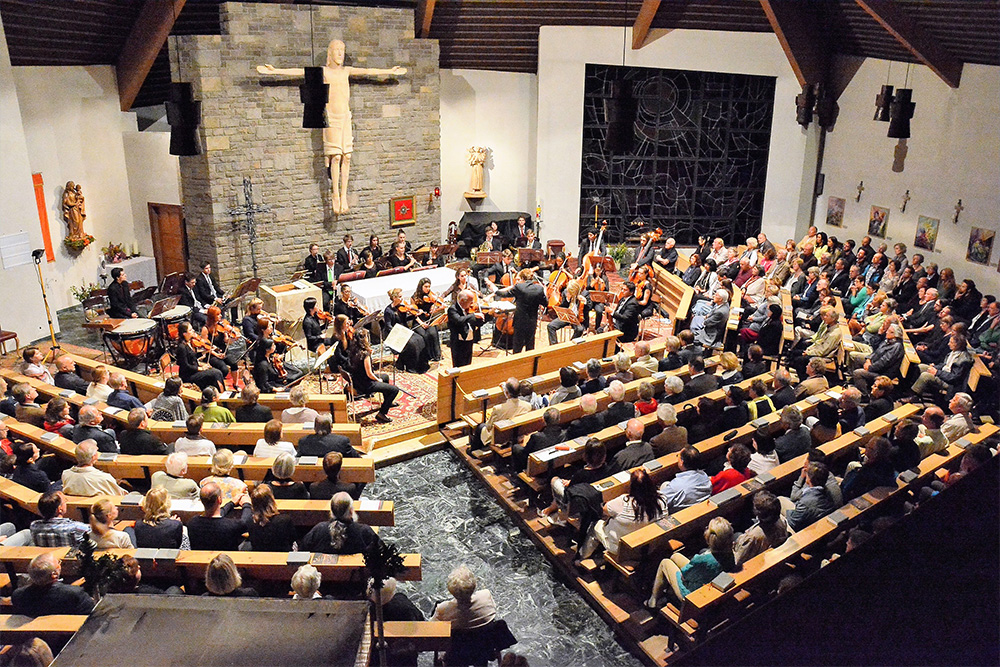 Orchester bei einem Konzert