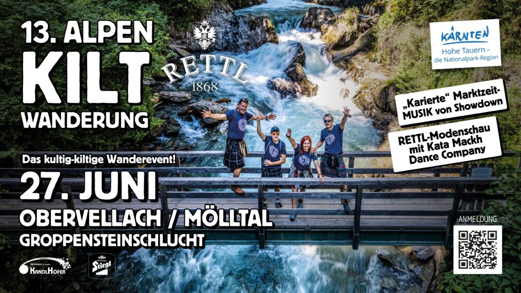 Alpen-Kilt-Wanderung