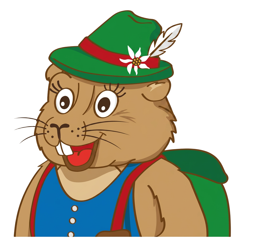 Resi — das Murmeltier-Maskottchen