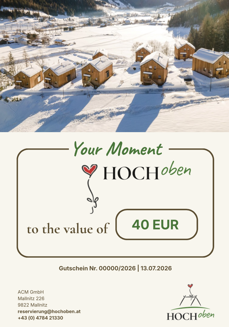 HOCHoben Gutschein Vorschau — Winter